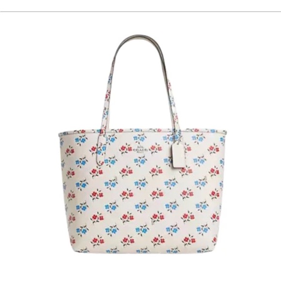 Coach Floral Print City Tote Bundle with
Lined Notebook and Dust Bag - Picture 5 of 6